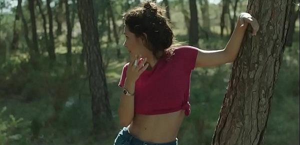 Samia Duarte passionate fuck in forest